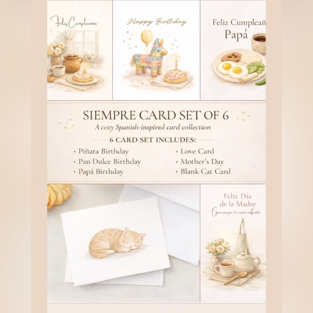 Mexican Greeting Card Set